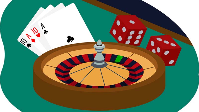 Poker,Casino,Game,Beautiful,Illustration