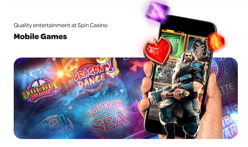 mobile gaming Spin Casino